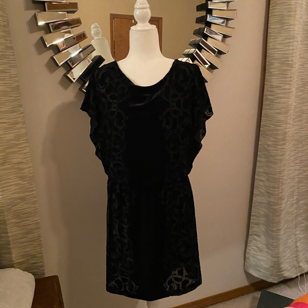 WHBM fully lined burnout dress NWT Size Medium